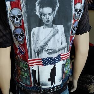 Bride of Frankenstein Horror Punk Vest